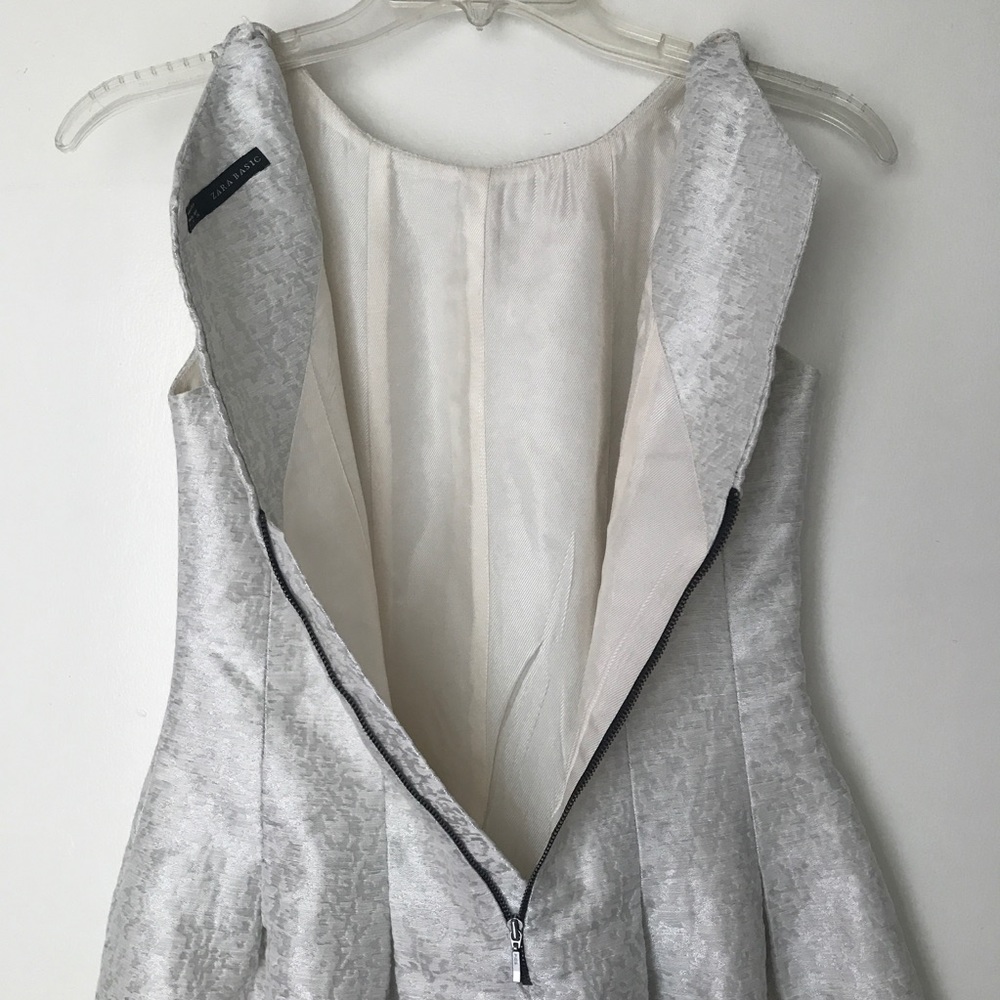Zara Tulip Silvery Dress - Picture 6 of 8